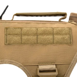 Arnês profissional de nylon para animais de estimação, sem puxar, tático para cães de grande porte e de alta resistência