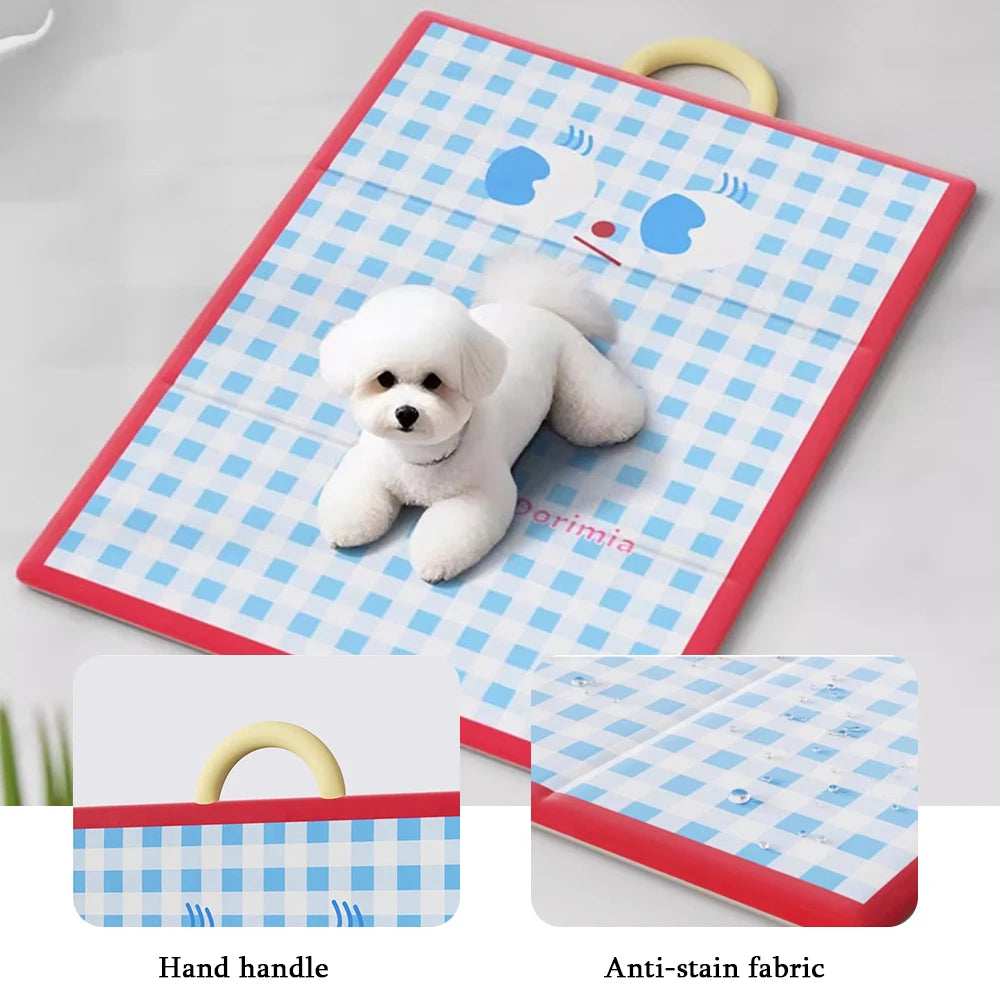 Cama para cães e gatos atualizada 2025 - Colchão para dormir - Impermeável, antiderrapante, dobrável, multifuncional, para ambientes internos e externos