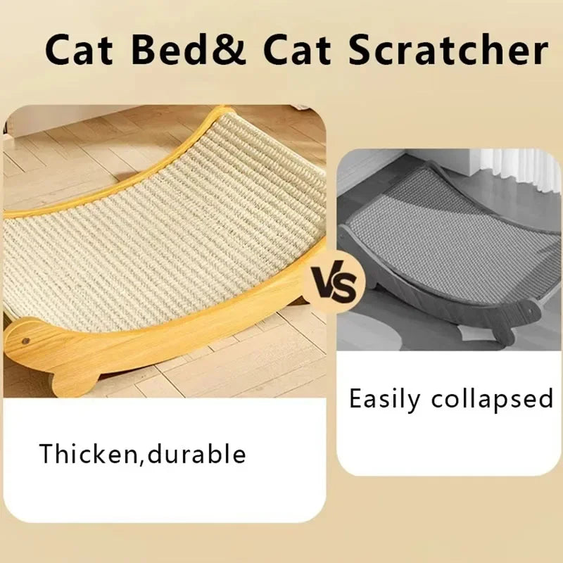 Wear-resistant Cat Scratch Board Detachable Cats Sleeping Bed Multifuction Pet Toy Cats Scratching Pads Sisal Hemp Cat Furniture