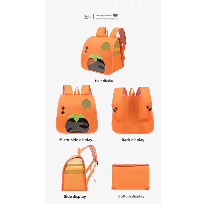 Mochila para gatos, nova chegada, grande capacidade, desenho animado, leve, mochila para animais de estimação, xadrez, respirável