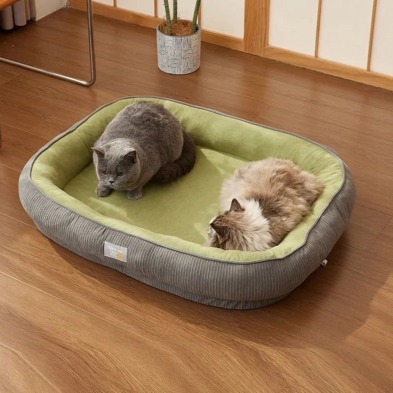 NEW Thickened Warm and Comfortable Dog House Easy To Clean Removable and Washable Medium and Small Dogs Keep Warm Cat Beds 개 침대