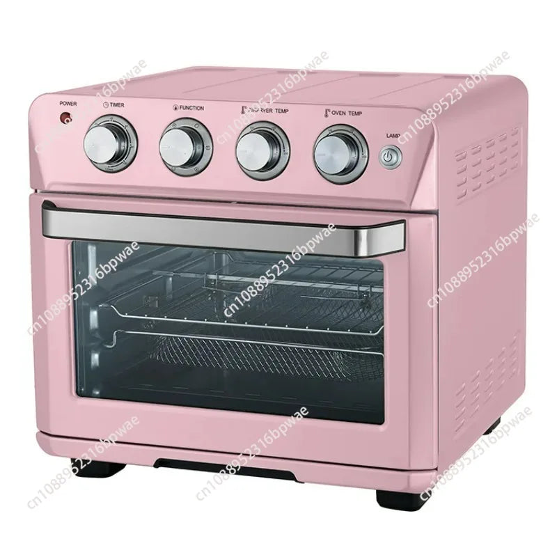 Forno elétrico de grande capacidade de 24L, fritadeira multifuncional, forno de micro-ondas
