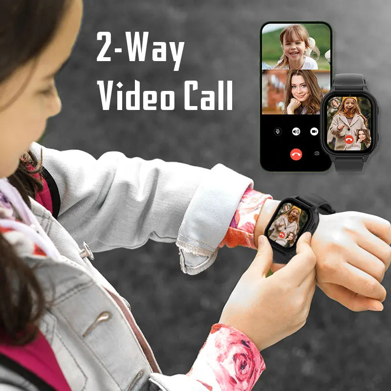 Relógio inteligente infantil Wonlex 4G SOS GPS WiFi Relógio de pulso Whatsapp KT19Pro Android 8.1 com câmera de chamada de vídeo Monitor Smartwatch infantil