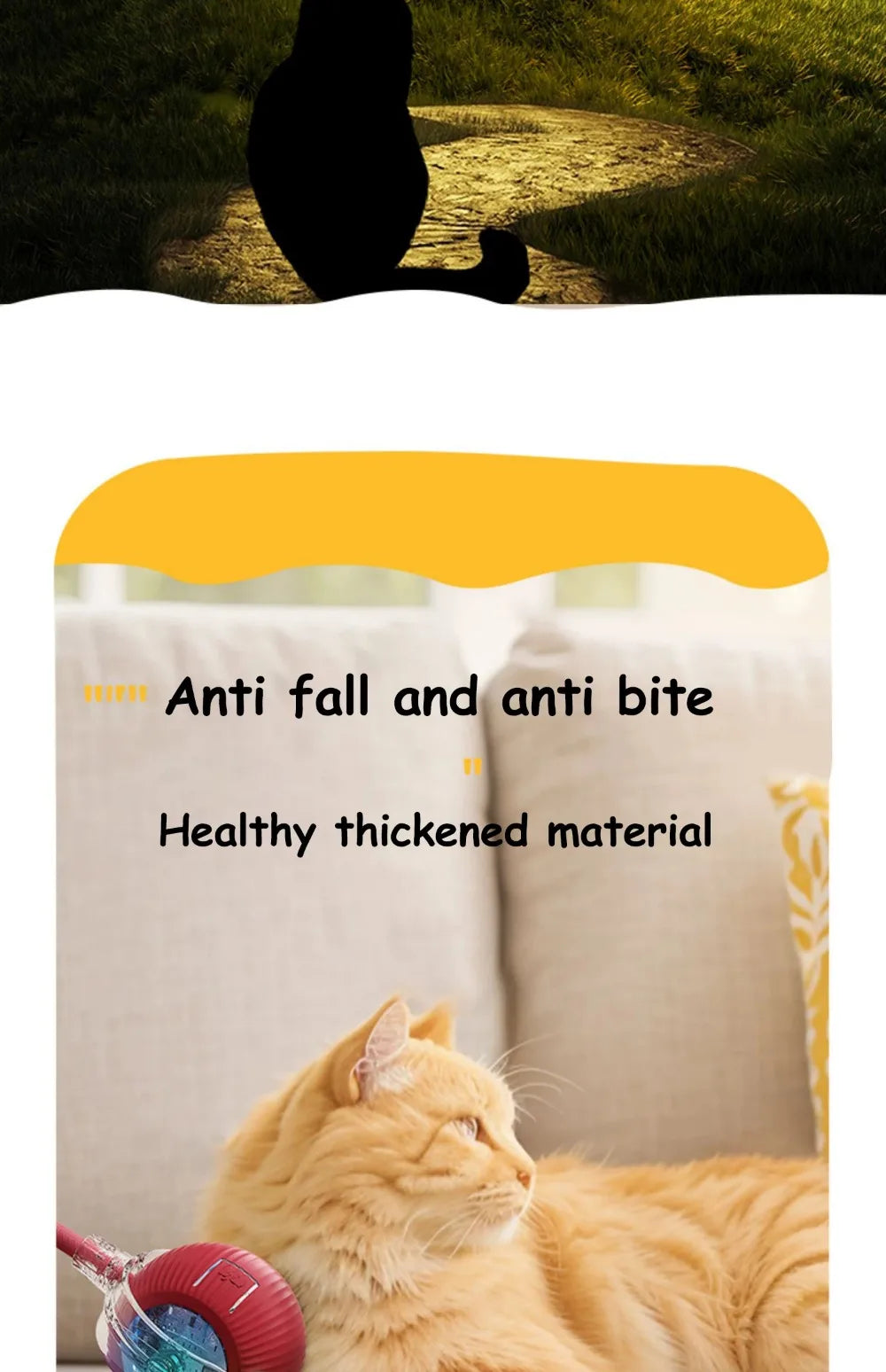 Novo brinquedo interativo para gatos, bola rolante automática, rabo falso, brinquedo elétrico inteligente recarregável para animais de estimação, treinamento para cães e gatos, imitação de rato