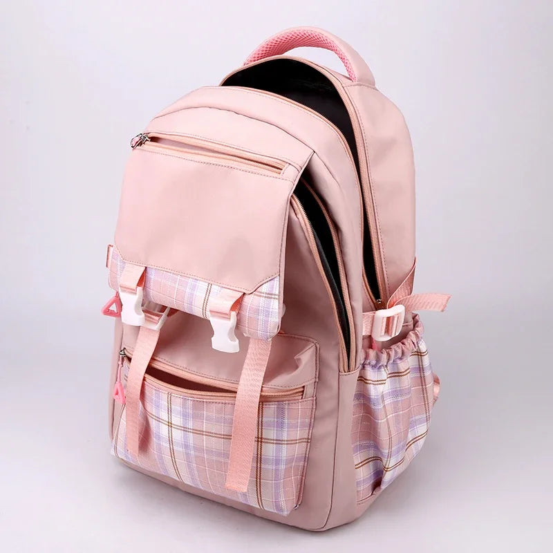 Mochila escolar infantil estampada do filme 2025 KPop Demon Hunters multifuncional mochila para estudantes e meninas nova moda mochila escolar