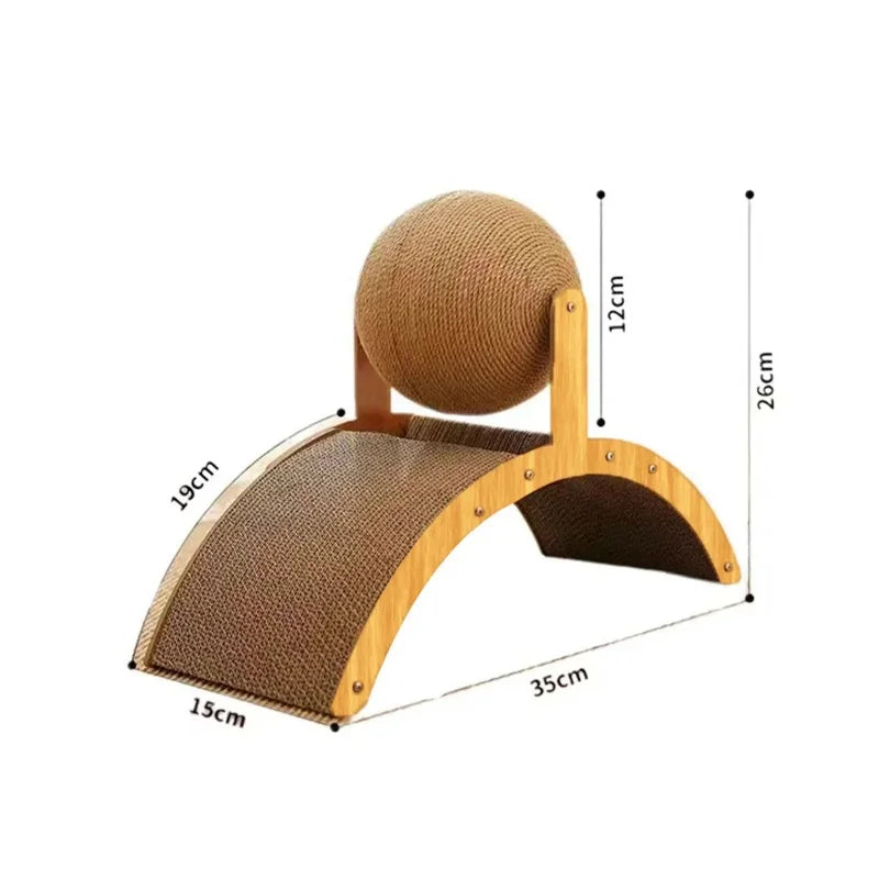 Brinquedo arranhador de coelho para gatos gatinhos brincarem dentro de casa proteger móveis sisal natural arranhador de gato acessório de treinamento para animais de estimação
