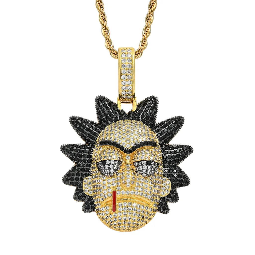 Pingente de alfabeto XO com zircônia incrustada em metal, tendência, personalidade, masculino, feminino, glamour de rua, moda hip hop, colar, joias, presentes