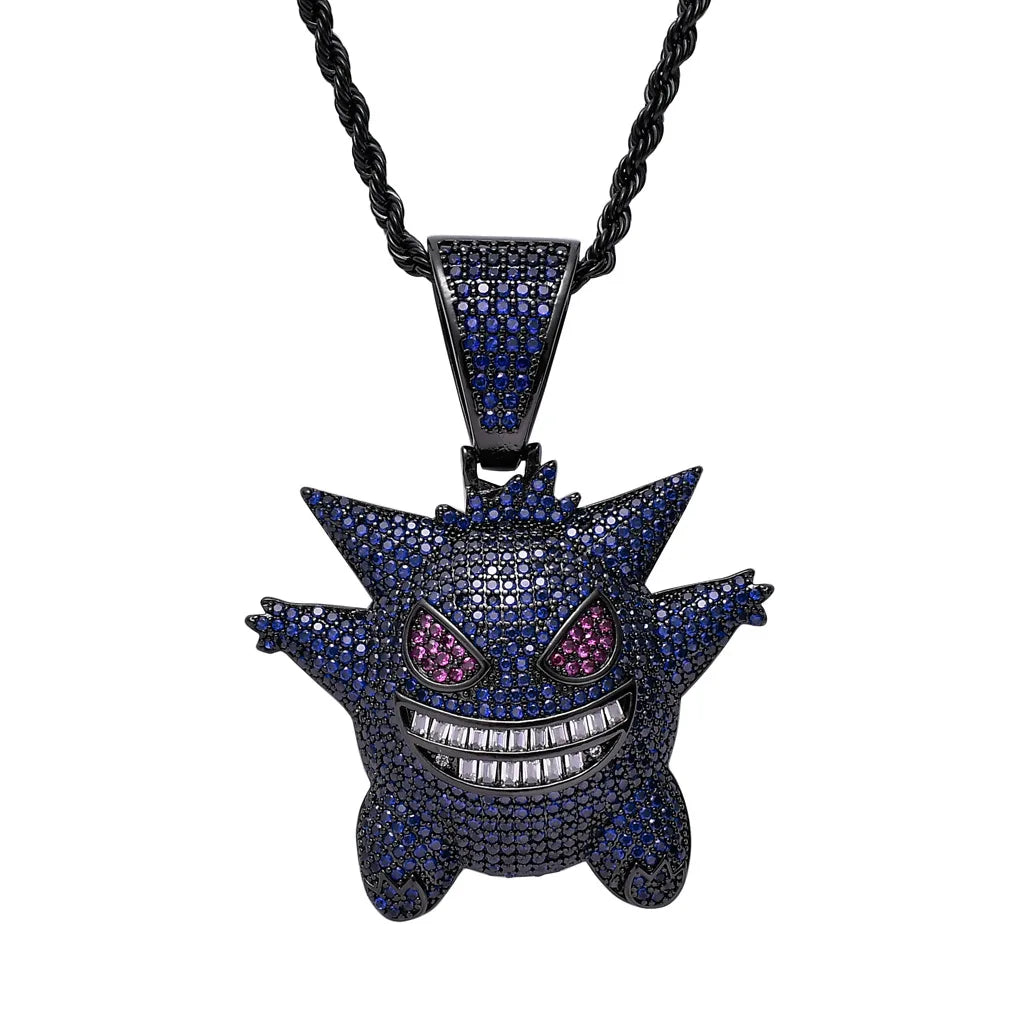 Pingente de alfabeto XO com zircônia incrustada em metal, tendência, personalidade, masculino, feminino, glamour de rua, moda hip hop, colar, joias, presentes