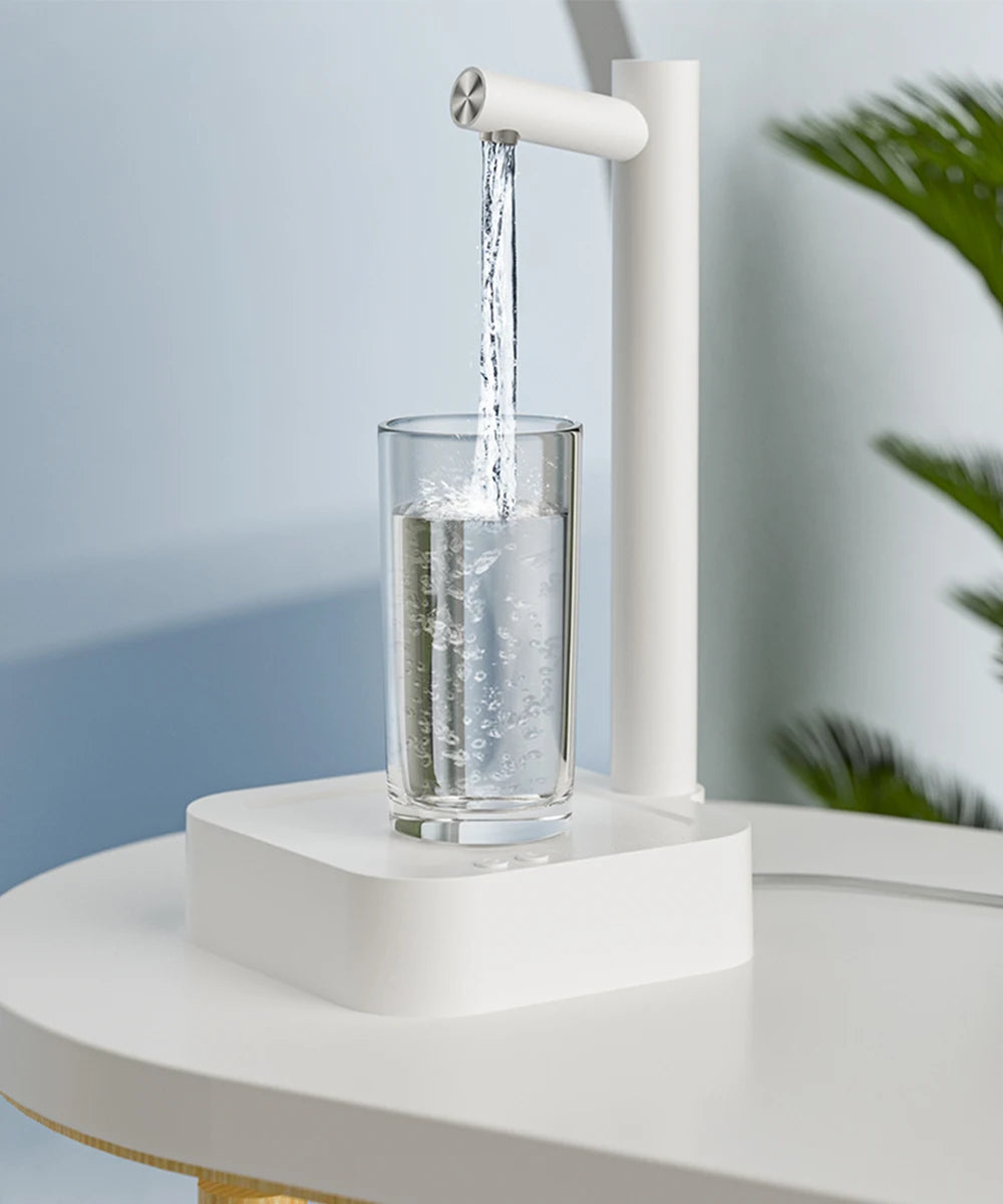 Bomba de água de galão, dispensador elétrico portátil de água para acampamento doméstico, garrafa de água potável automática inteligente, bomba de galão