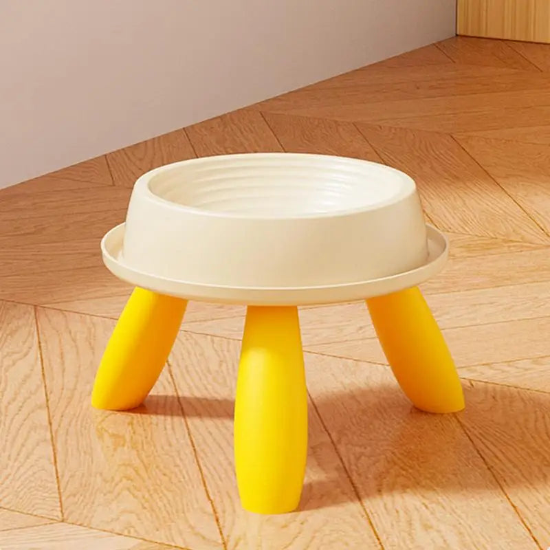 Tigela de alimentação para animais de estimação da moda para cães e gatos, tigela alta anti-vômito, alimentador para animais de estimação, prato elevado para gatinhos, uso diário para filhotes