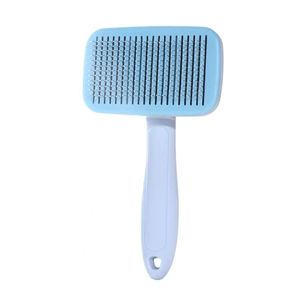 Escova para animais de estimação para cães, escovas de higiene para animais de estimação que não agridem a pele de gatos e cães, pente autolimpante, ferramenta de massagem para filhotes