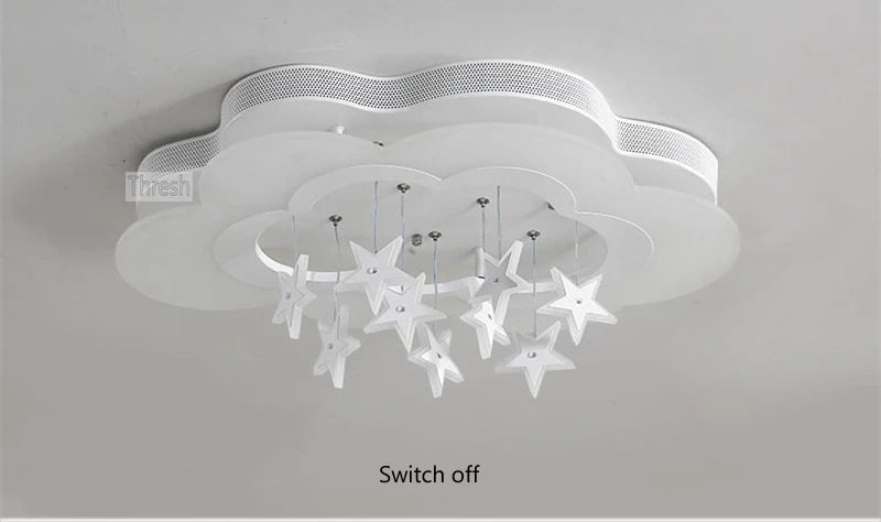 Kids Room Light Fixture Lamp For Children Kids Lamp For Bedroom Chandelier Kids Led Star Roof Light Kids Children Room Led Light