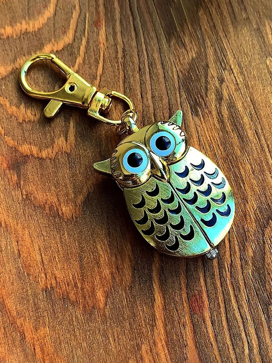 1 peça relógio de bolso criativo infantil retrô prateado com desenho animado, colar feminino, relógio de estudante, escola primária, chaveiro