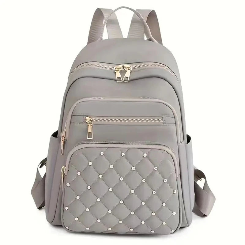 Mochila de viagem, bolsa de ombro duplo, mochila escolar de viagem da moda, bolsa multifuncional feminina de grande capacidade