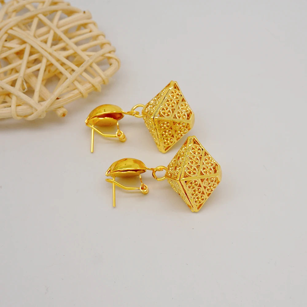 Conjuntos de joias finas 2023 para mulheres, presentes de casamento, colar, pulseira, brincos, anel, joias com contas africanas