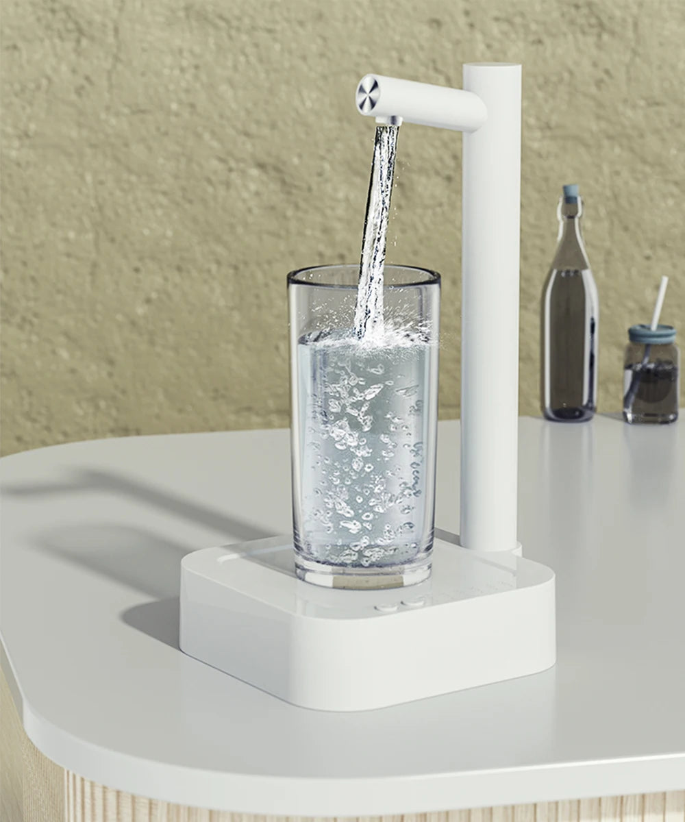 Bomba de água de galão, dispensador elétrico portátil de água para acampamento doméstico, garrafa de água potável automática inteligente, bomba de galão