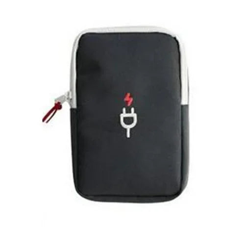Carregador portátil de viagem, cabo de fone de ouvido, bolsa digital, bolsa de armazenamento, organizador de gadgets de viagem, acessórios eletrônicos, estojo de armazenamento