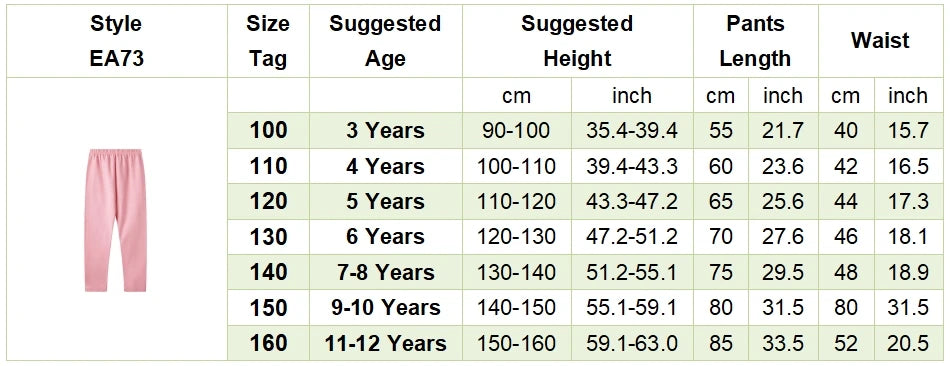 Kids Girl Leggings Soft Elastic Cotton Kids Leggings Solid Colour Girls Skinny Pants Comfortable wearable Kids Trousers Clothing
