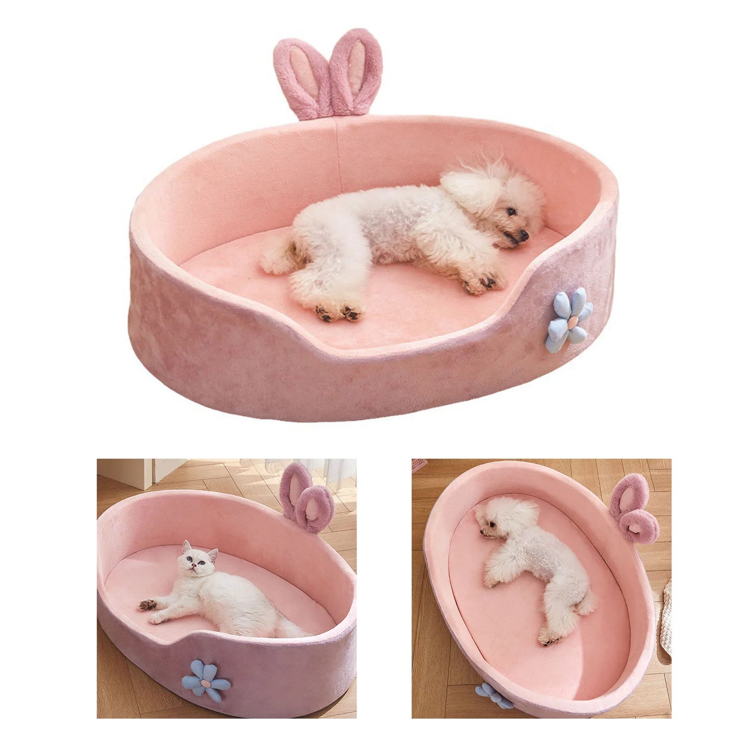 Cama removível para animais de estimação Cama para animais de estimação Cama removível e lavável para cães Cama macia e confortável para gatos Cama macia para animais de estimação nas quatro estações