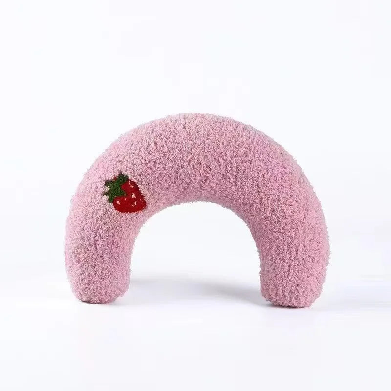Almofada para animais de estimação, travesseiro de pelúcia para cães e gatos, almofada para dormir em lua, almofada para cães pequenos, suprimentos para animais de estimação
