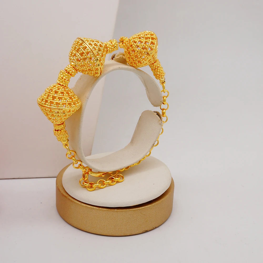 Conjuntos de joias finas 2023 para mulheres, presentes de casamento, colar, pulseira, brincos, anel, joias com contas africanas