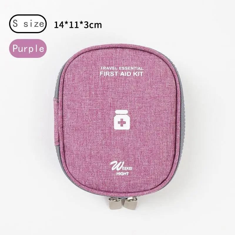 Kit de primeiros socorros para a família, 1 peça, portátil, para viagem, para uso externo, bolsa de armazenamento de medicamentos em camadas, grande capacidade, para uso doméstico