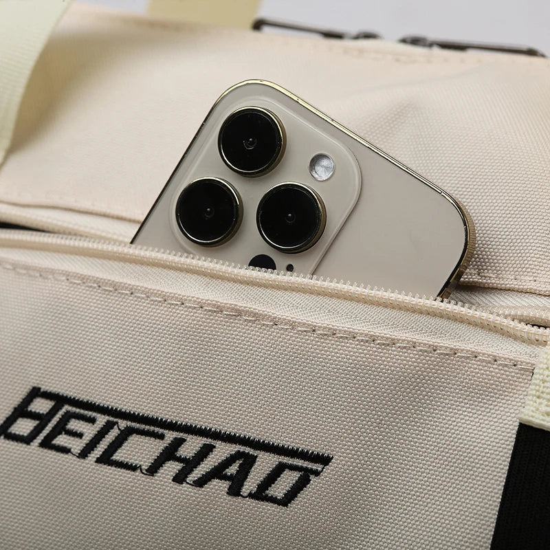 Bolsa de viagem masculina e feminina de grande capacidade para bagagem de mão, separação seco-molhado, bolsa esportiva de fitness, pacote de viagem de curta distância