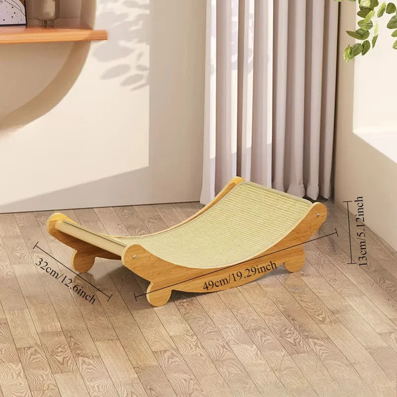 Wear-resistant Cat Scratch Board Detachable Cats Sleeping Bed Multifuction Pet Toy Cats Scratching Pads Sisal Hemp Cat Furniture
