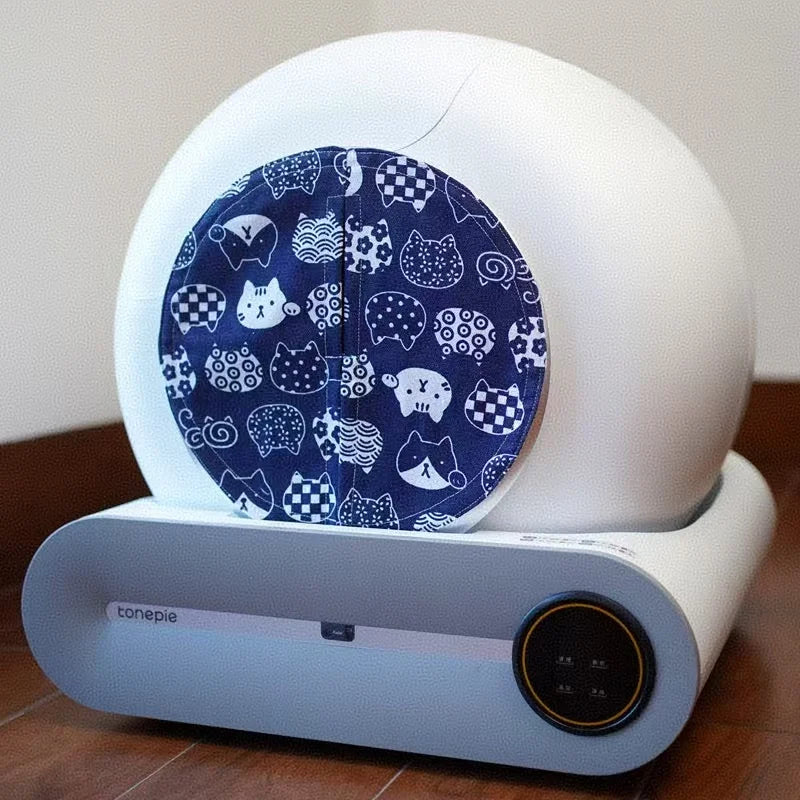 Cat Basin Odor for and Dust-protective Door cursor for TONEPIE Automatic Cat Litter Box, Only Curtin not inlie Cat Litter Box