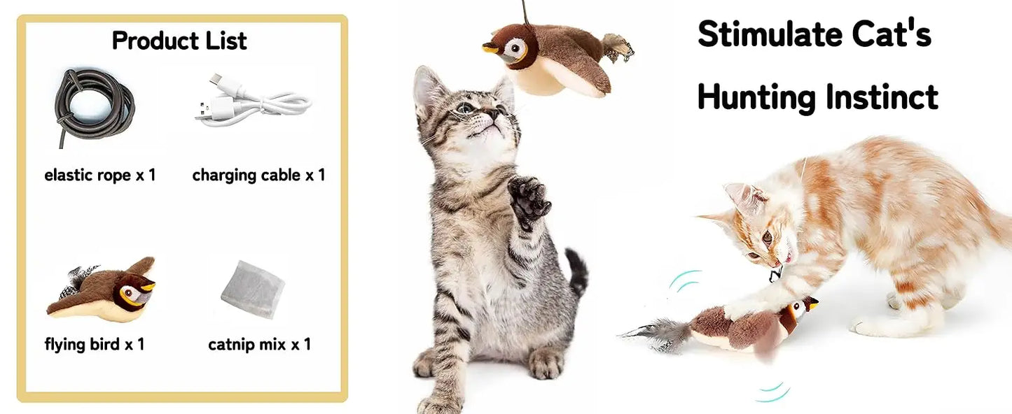 Bola automática para provocar gatos com movimento automático e cauda falsa, brinquedo interativo com sensor inteligente recarregável para gatos em ambientes internos
