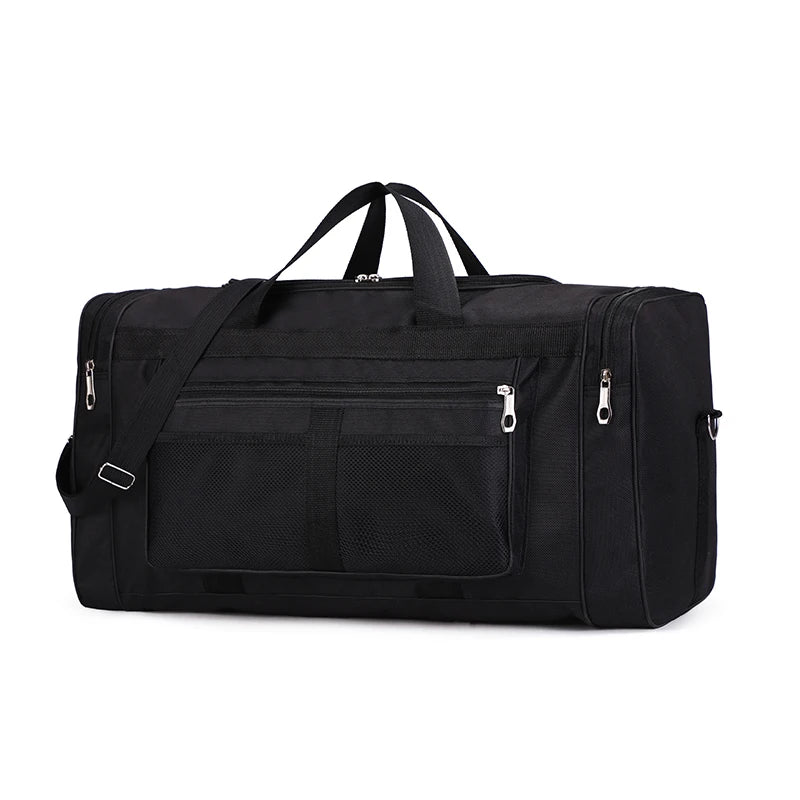 1 bolsa de armazenamento de bagagem de grande capacidade, bolsa de viagem portátil, ombro ou transversal, bolsa de fitness
