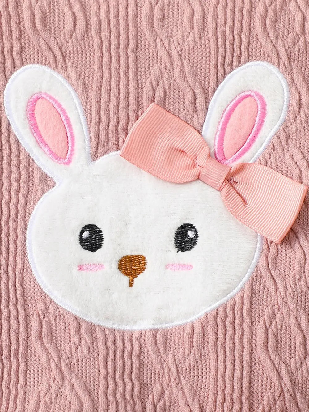 Conjunto de 2 peças de roupas fofas para recém-nascidos, outono e inverno, coelho adorável, suéter de manga comprida + saia, roupa quente de ano novo, 3 a 24 meses