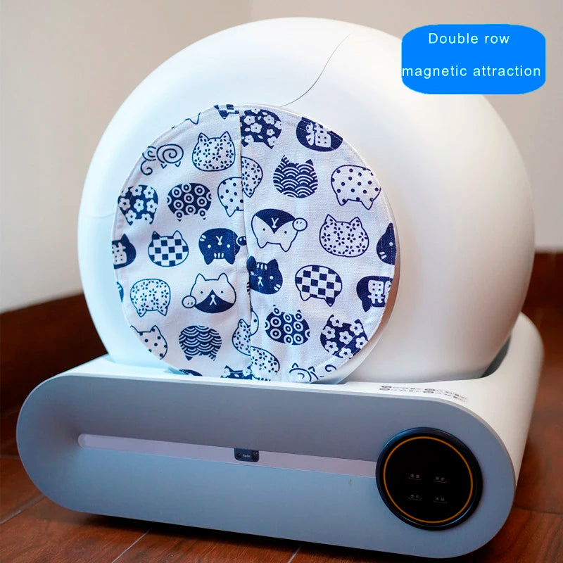 Cat Basin Odor for and Dust-protective Door cursor for TONEPIE Automatic Cat Litter Box, Only Curtin not inlie Cat Litter Box