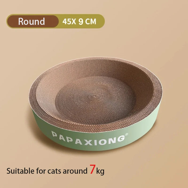 Arranhadores para gatos, brinquedos para gatos, redondos, ovais, arranhadores para gatos, cama para gatos, arranhador para gatos, espessamento, cola de milho durável, decalque de papelão