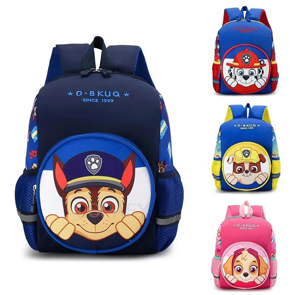 PAW Patr New Kids Backpack Boy & Girl Lightweight Backpack Kids Cute Cartoon Backpack Student Backpack PAW Patr Peripheral Kids