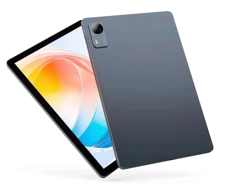 Tablet de 10,1 polegadas com resolução IPS de alta definição 1280*800, Android 12, em estoque, Unisoc T606 Octa-core 4+128GB, bateria de 6000mAh 5.0