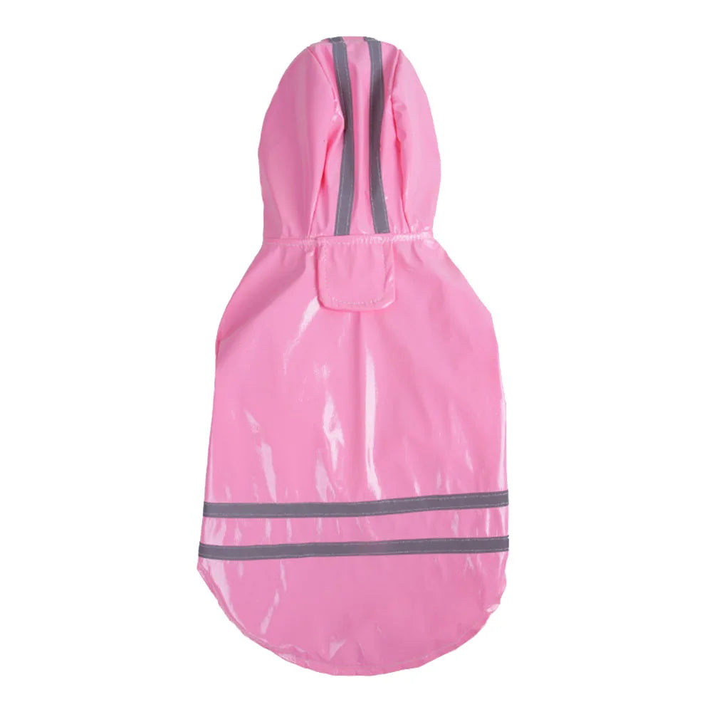 Capa de chuva para cachorro, roupas refletivas para filhotes de estimação, jaqueta de chuva para cachorro pequeno, à prova d'água, yorkshire, poodle, bichon, pomeranian, schnauzer, corgi