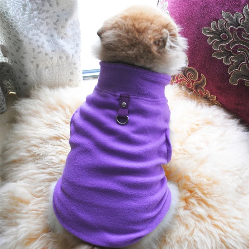 Roupas para cachorro, roupa quente para filhotes, jaqueta para animais de estimação, casaco, roupas de inverno para cachorro, suéter de lã macia, roupas para cães pequenos, chihuahua, tamanho XS-3XL