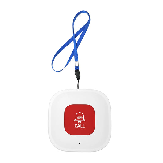 Botão de chamada de emergência sem fio Tuya Smart WiFi SOS para crianças, idosos, cuidadores, paciente, alerta, botão de chamada de emergência WiFi