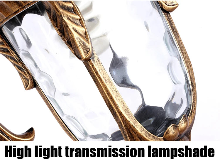 (H≈2,3M) Luzes de jardim, luzes de rua, gramado, flores, luzes de parque, à prova d'água, para áreas externas, vila, postes altos, luzes de paisagem