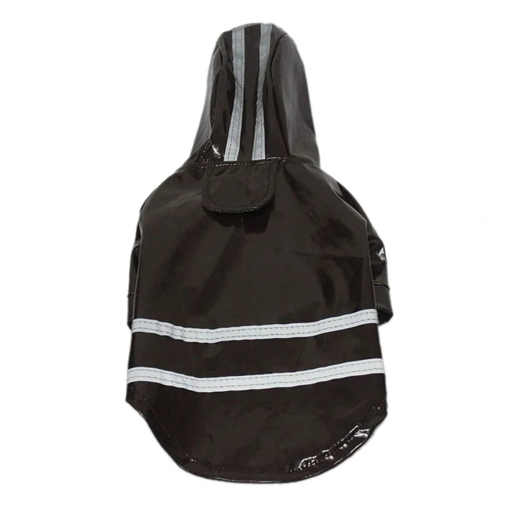 Capa de chuva para cachorro, roupas refletivas para filhotes de estimação, jaqueta de chuva para cachorro pequeno, à prova d'água, yorkshire, poodle, bichon, pomeranian, schnauzer, corgi