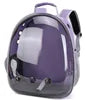 Mochila transparente para transporte de animais de estimação, grande capacidade, portátil, para cães e gatos, com zíper, respirável e resistente para transporte em viagens
