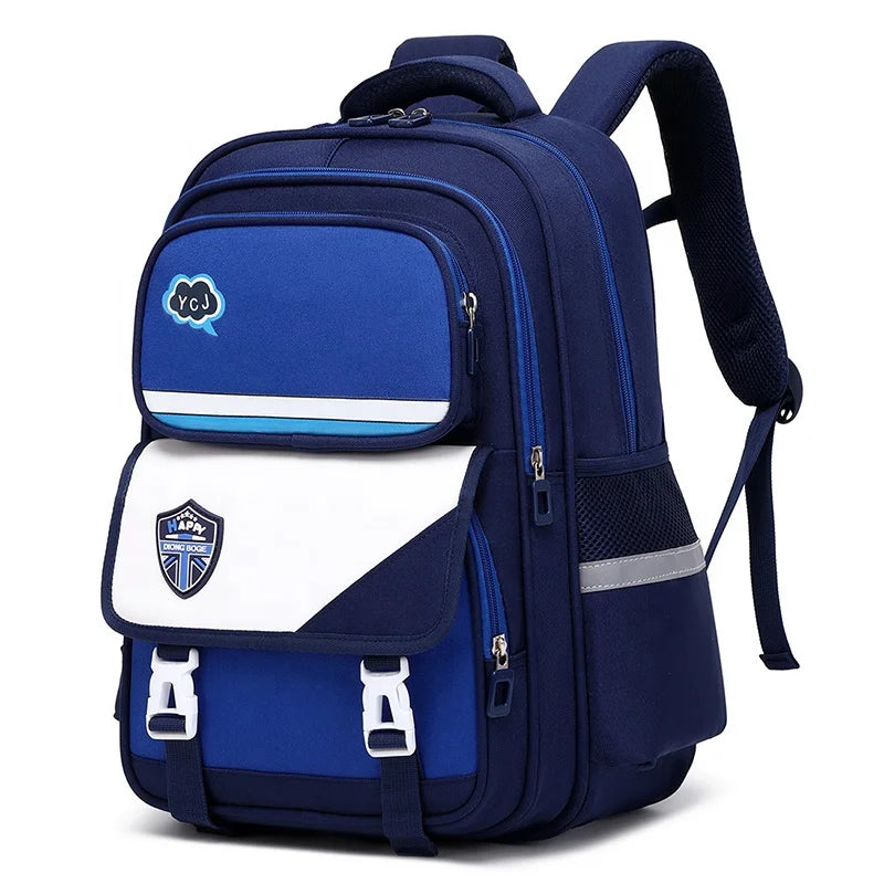 Mochilas escolares impermeáveis ​​de 16 polegadas, mochilas escolares para crianças, meninos e meninas, alunos do ensino fundamental