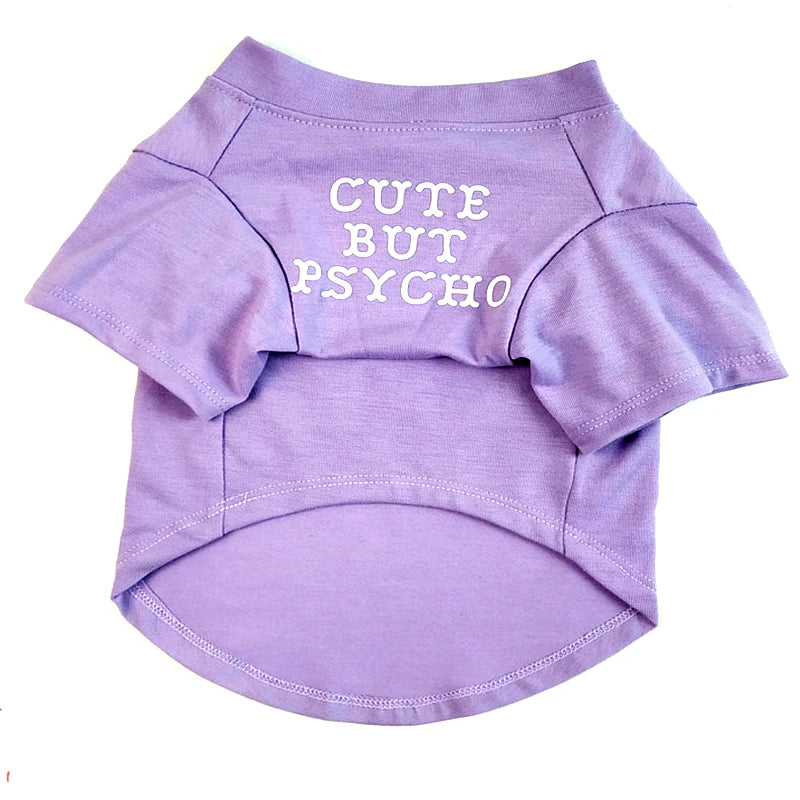 Roupas para cães, gatos e outros animais de estimação, coletes, roupas para cães pequenos, roupas de algodão da moda para buldogue francês, camiseta para animais de estimação, fantasia de chihuahua