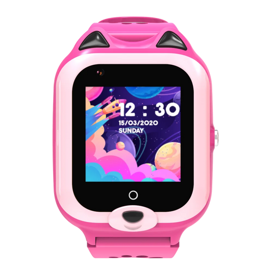 Relógio inteligente infantil Wonlex com múltiplas tiras KT22, à prova d'água, 4G, rastreamento GPS, com chamada de vídeo e câmera