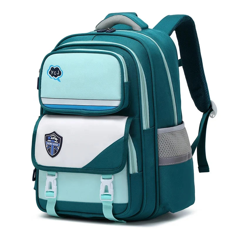 Mochilas escolares impermeáveis ​​de 16 polegadas, mochilas escolares para crianças, meninos e meninas, alunos do ensino fundamental