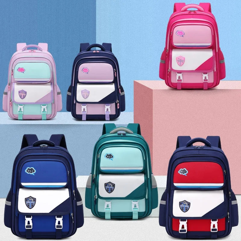 Mochilas escolares impermeáveis ​​de 16 polegadas, mochilas escolares para crianças, meninos e meninas, alunos do ensino fundamental