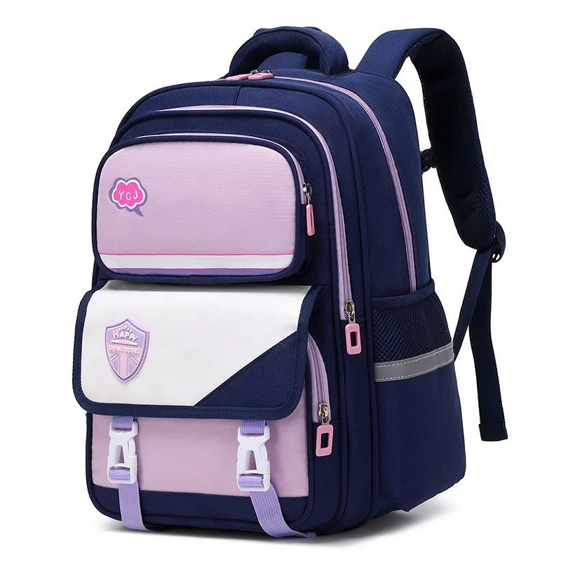 Mochilas escolares impermeáveis ​​de 16 polegadas, mochilas escolares para crianças, meninos e meninas, alunos do ensino fundamental