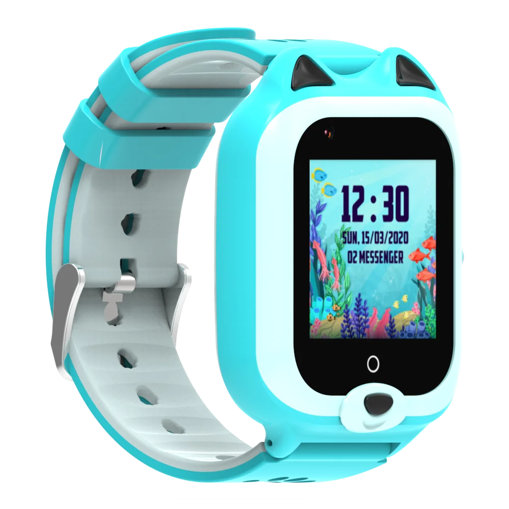 Relógio inteligente infantil Wonlex com múltiplas tiras KT22, à prova d'água, 4G, rastreamento GPS, com chamada de vídeo e câmera