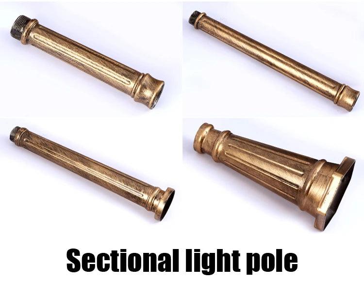 (H≈2,3M) Luzes de jardim, luzes de rua, gramado, flores, luzes de parque, à prova d'água, para áreas externas, vila, postes altos, luzes de paisagem
